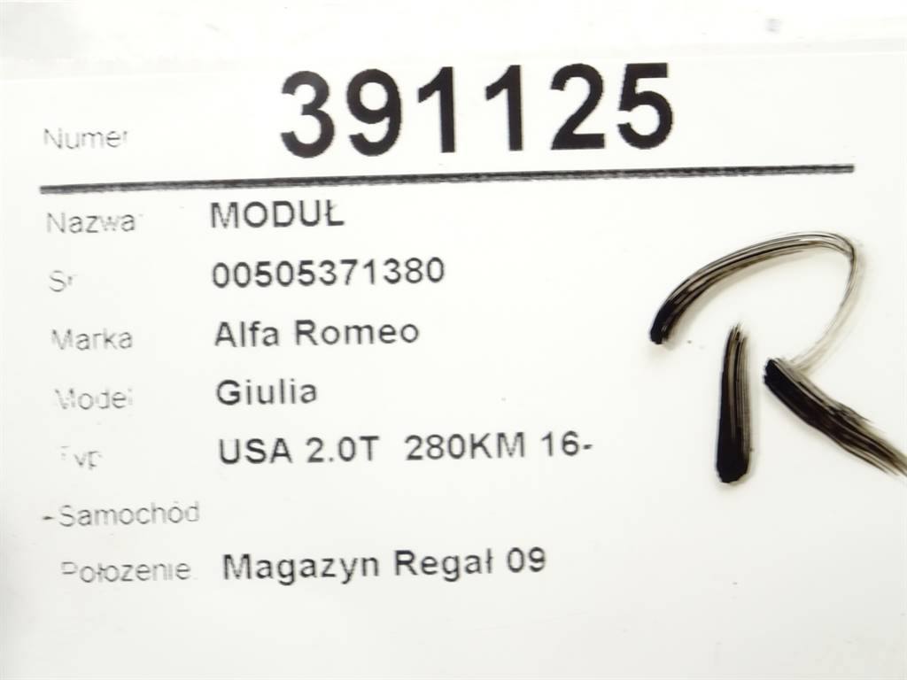 Блок керування модуль Alfa romeo Giulietta 00505371380 — фото деталі 4