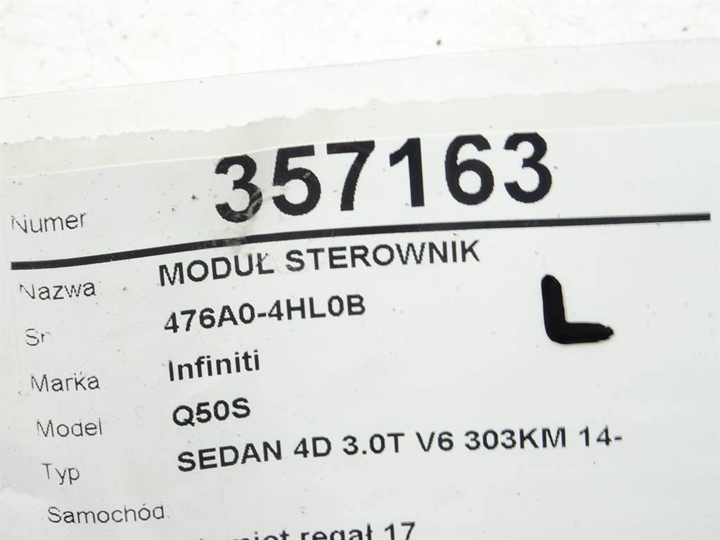 Блок управления модуль Infiniti Q50 476A04HL0B — фото детали 6