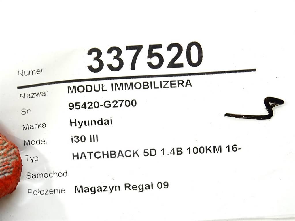 Блок керування модуль Hyundai I30 95420-G2700 — фото деталі 5