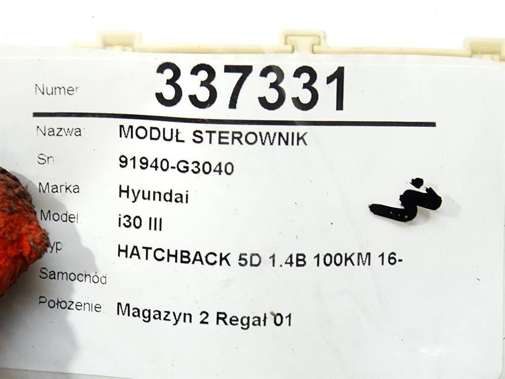 Блок керування модуль Hyundai I30 91940-G3040 — фото деталі 5