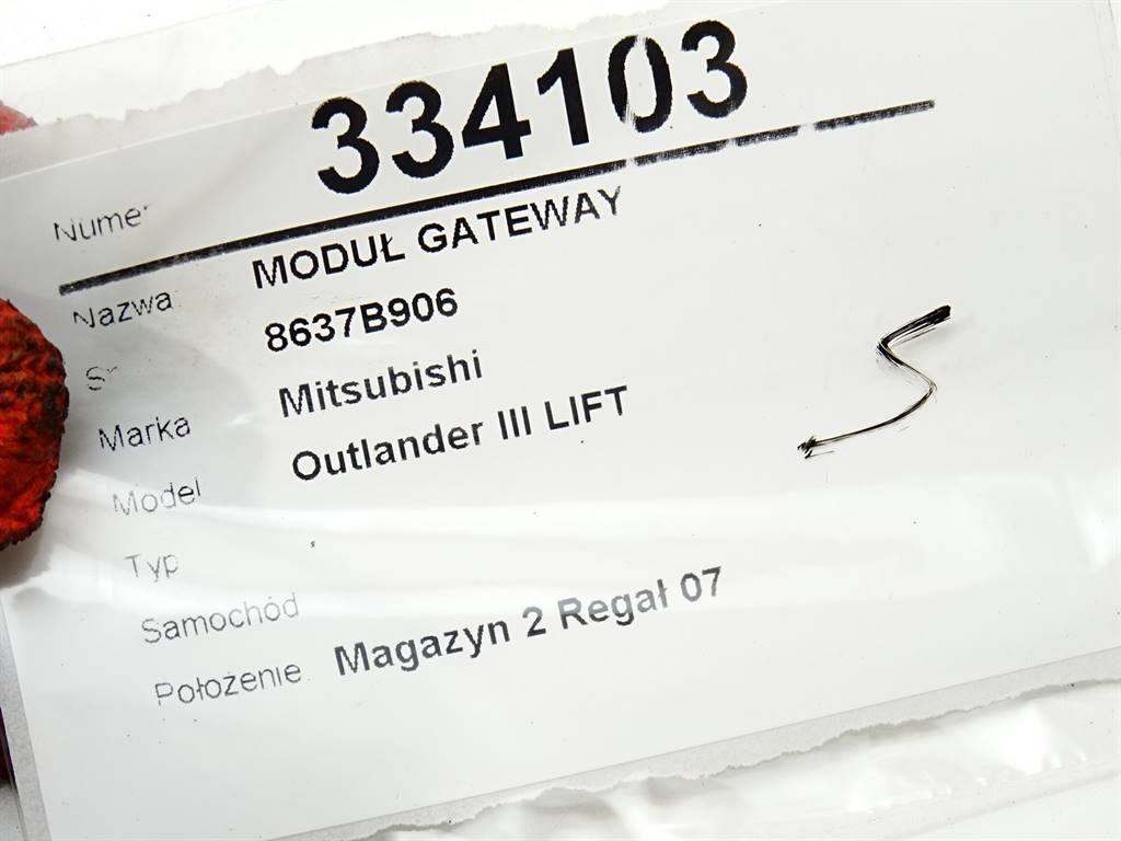 Блок керування модуль Mitsubishi Outlander 8637B906 — фото деталі 5