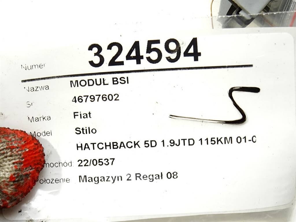 Блок керування модуль Fiat Stilo 46797602 — фото деталі 5