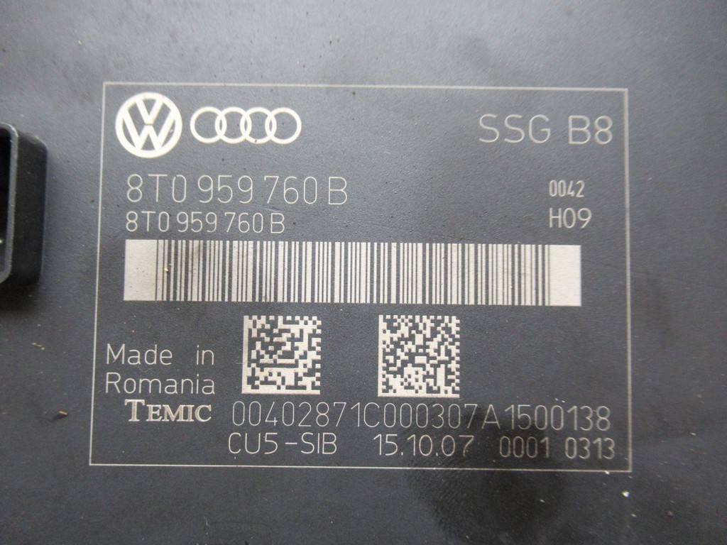 Блок керування модуль Audi A5 8T 8T0959760B — фото деталі 3
