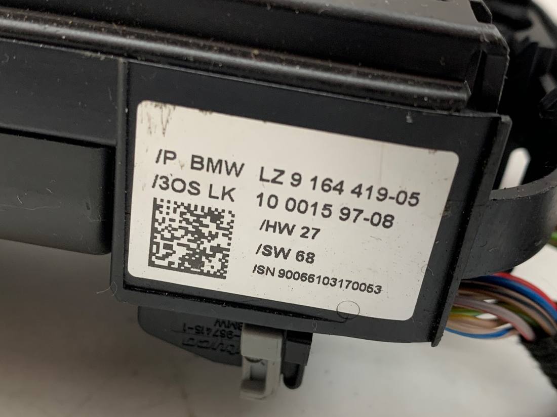Тубус підрульовий блок перемикачів BMW X5 E70 9164419 — фото деталі 4