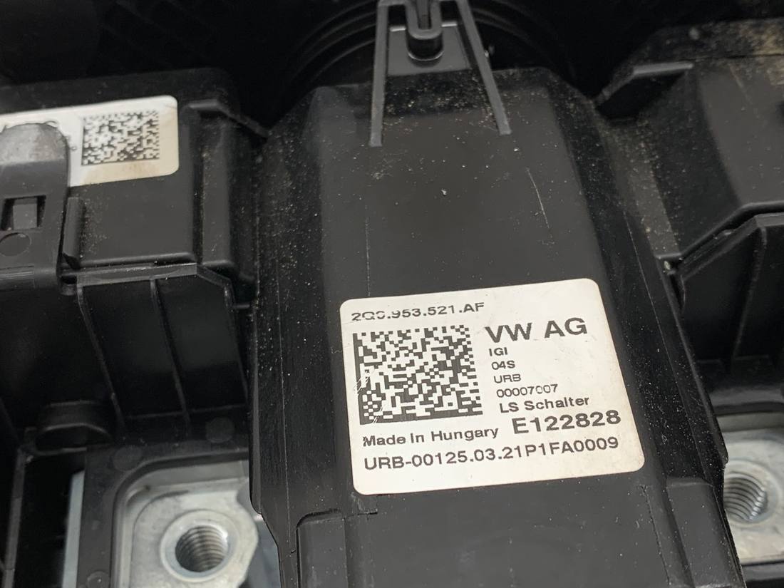Тубус підрульовий блок перемикачів Skoda Fabia 3 2Q0953521AF — фото деталі 4