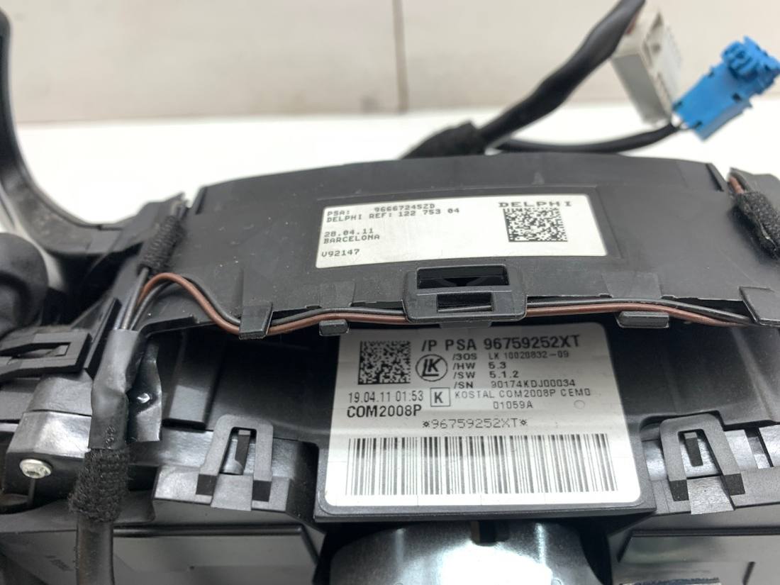 Тубус підрульовий блок перемикачів Citroen C4 96759252XT — фото деталі 5