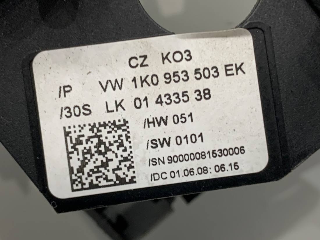 Тубус підрульовий блок перемикачів Skoda Octavia 2 1K0953503EK — фото деталі 4