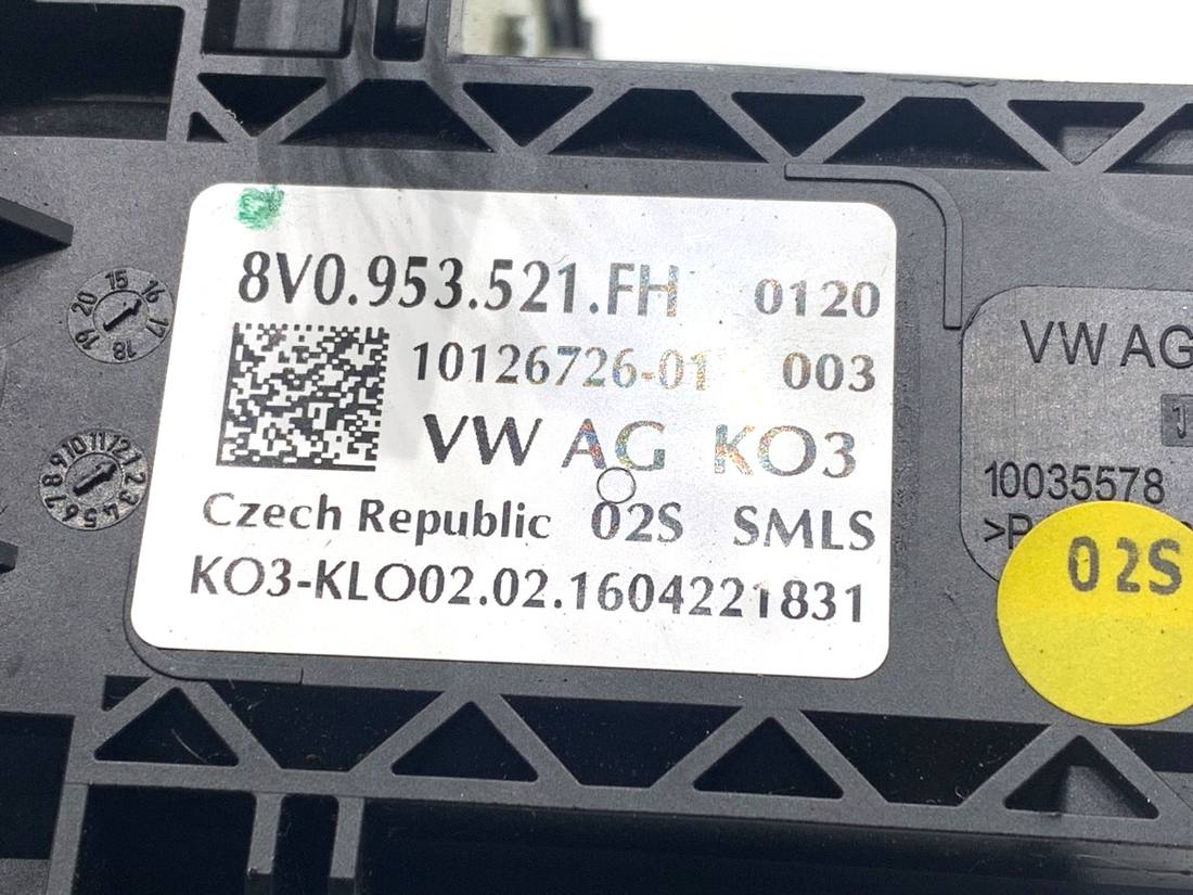 Тубус підрульовий блок перемикачів Audi A3 8V 8V0953521FH — фото деталі 5