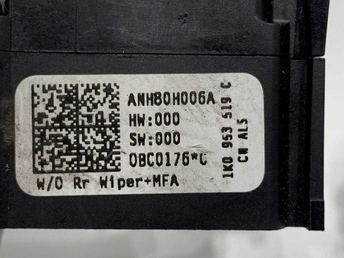 Тубус підрульовий блок перемикачів Volkswagen Jetta 1K0953519C — фото деталі 4