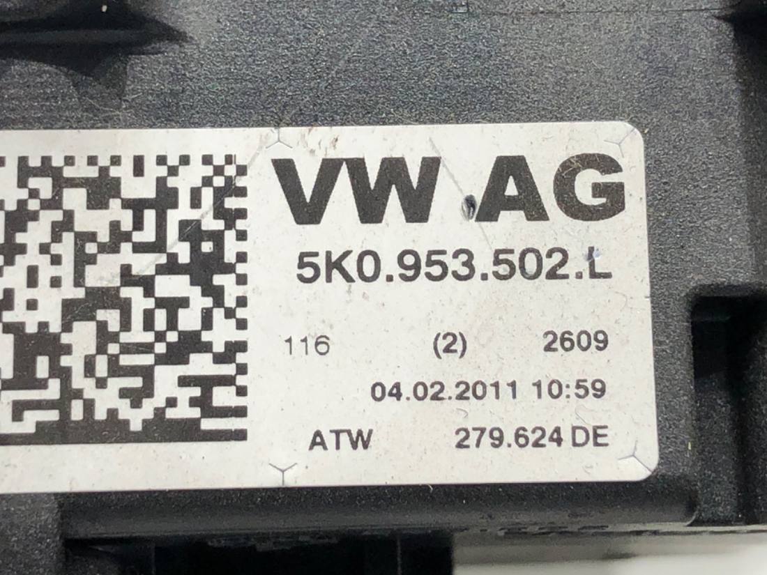 Тубус підрульовий блок перемикачів Volkswagen Tiguan 5K0953502L — фото деталі 6