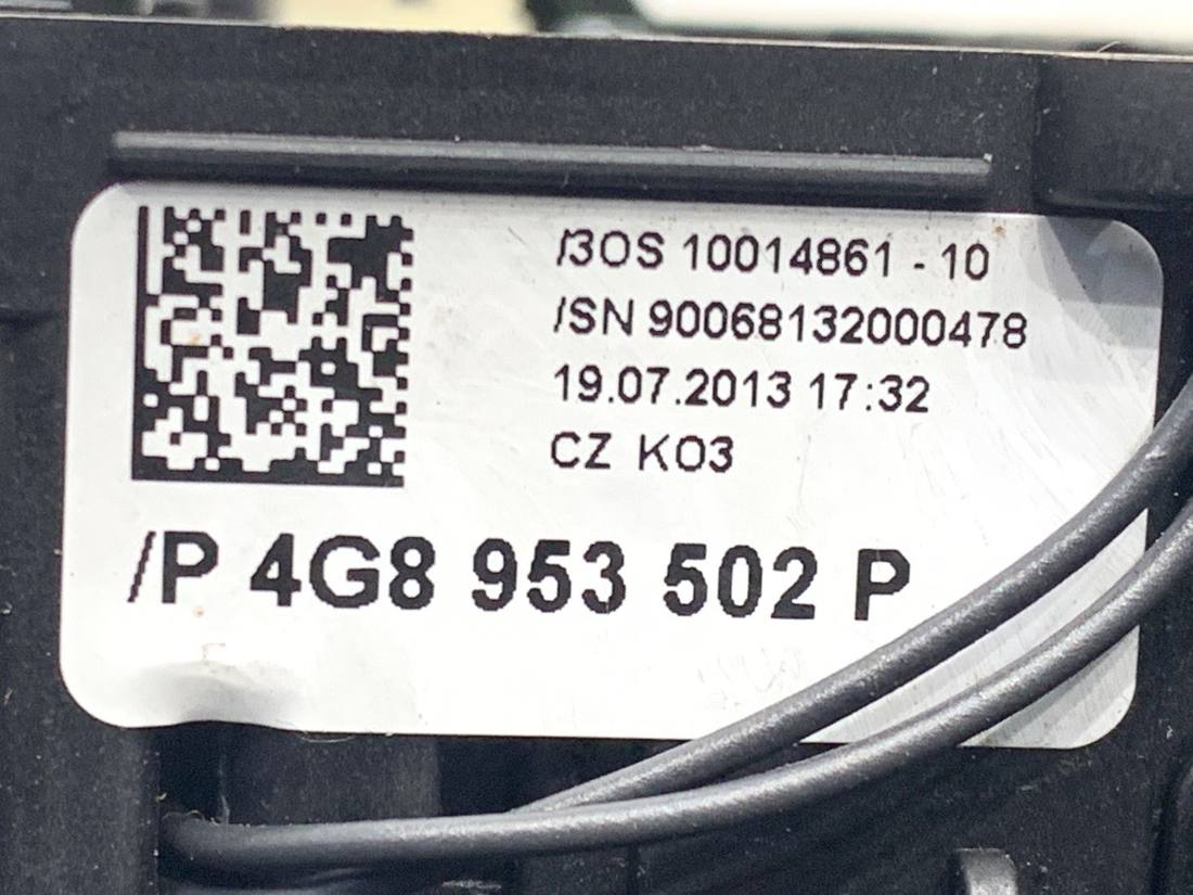 Тубус підрульовий блок перемикачів Audi A6 C7 4G8953502P — фото деталі 6