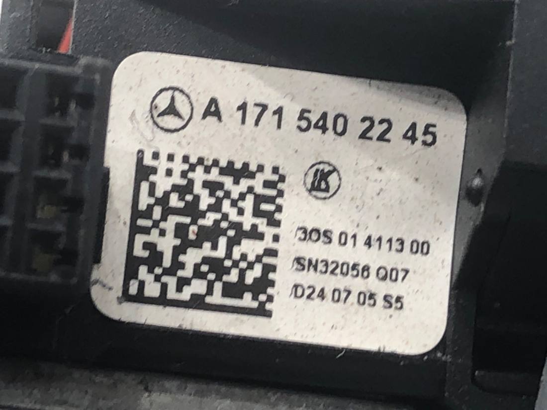 Тубус підрульовий блок перемикачів Mercedes E W211 A1715402245 — фото деталі 8