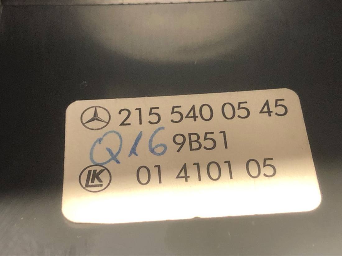 Тубус подрулевой блок переключателей Mercedes S W220 2155400545 — фото детали 6