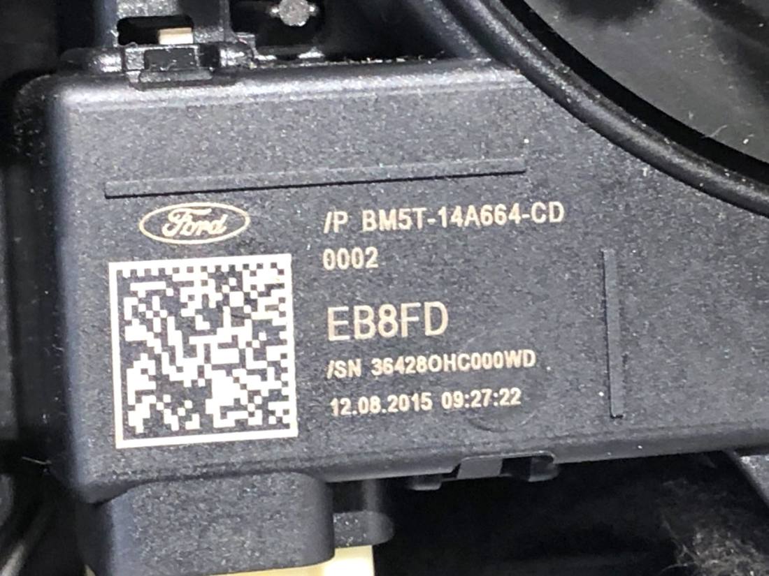 Тубус підрульовий блок перемикачів Ford Kuga DV6T-13N064-DD — фото деталі 7