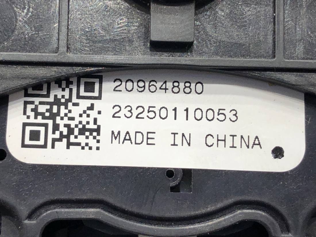 Тубус підрульовий блок перемикачів Opel Zafira C 20964885 — фото деталі 4