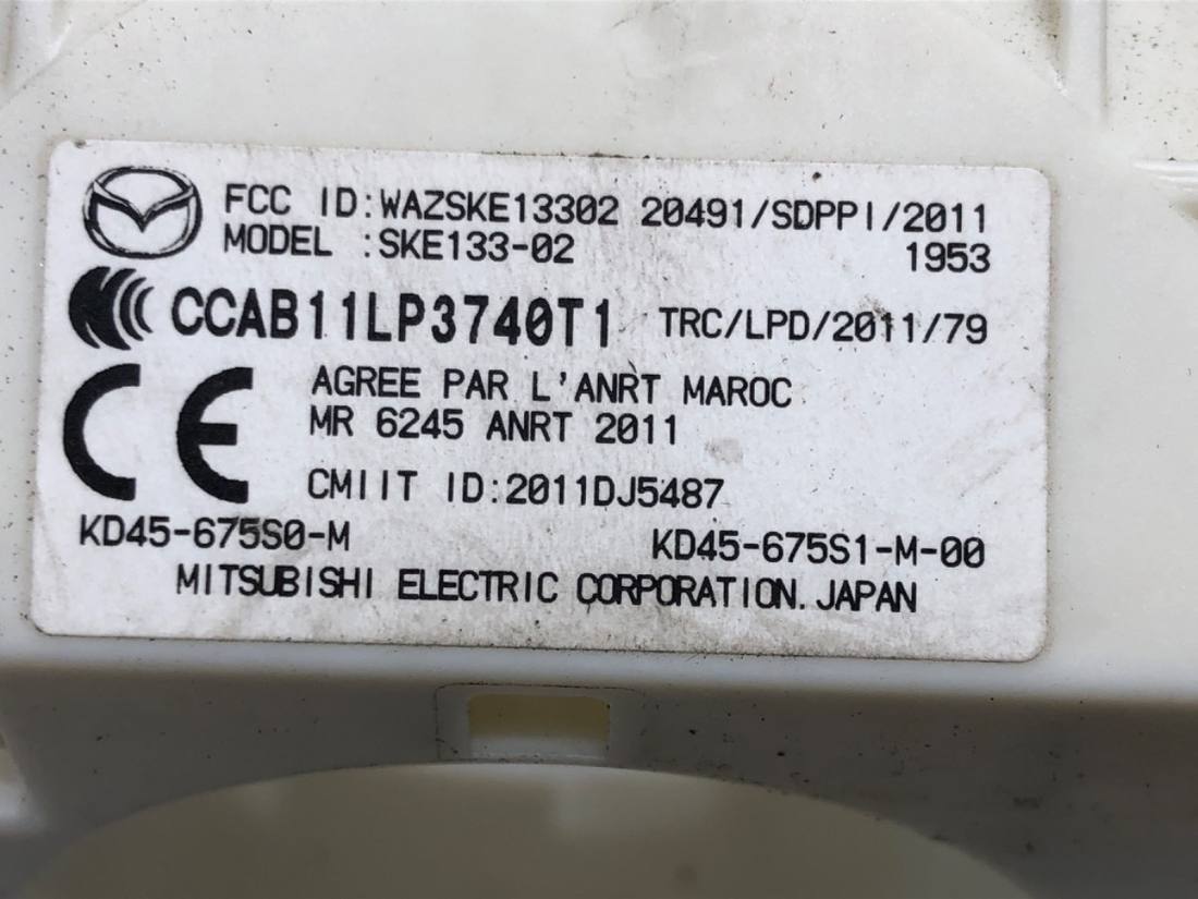 Тубус підрульовий блок перемикачів Mazda CX-5 KD45675S0M — фото деталі 5