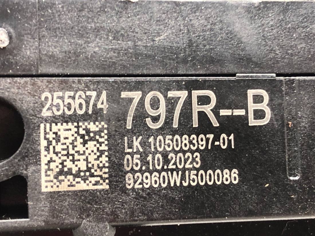 Тубус подрулевой блок переключателей Renault Captur 255674797R — фото детали 6