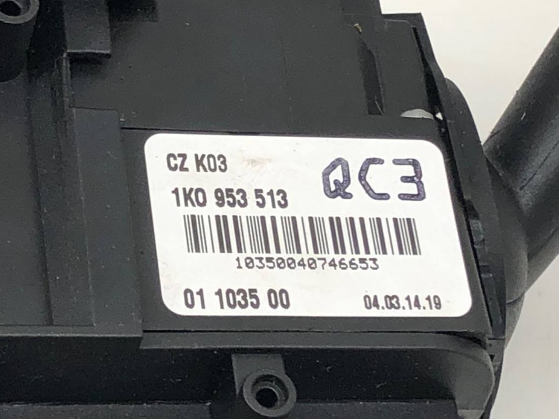 Тубус підрульовий блок перемикачів Audi A3 8P 1K0953519A 1K0953503F — фото деталі 7