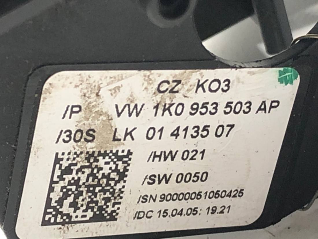 Тубус підрульовий блок перемикачів Volkswagen Touran 1K0953503AP — фото деталі 6