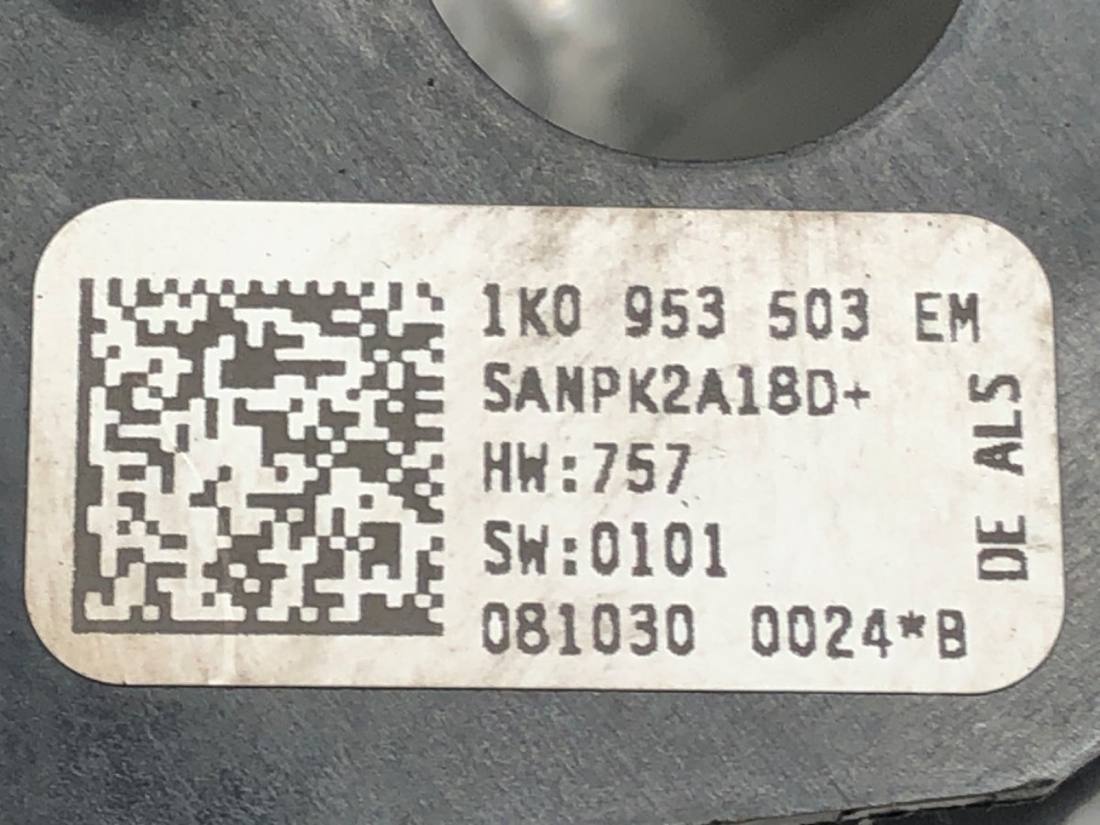 Тубус підрульовий блок перемикачів Seat Leon 1K0953503EM — фото деталі 5