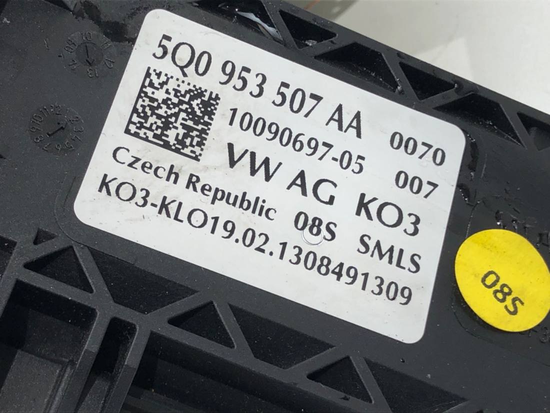 Тубус підрульовий блок перемикачів Skoda Octavia 3 5Q0953507AA — фото деталі 5