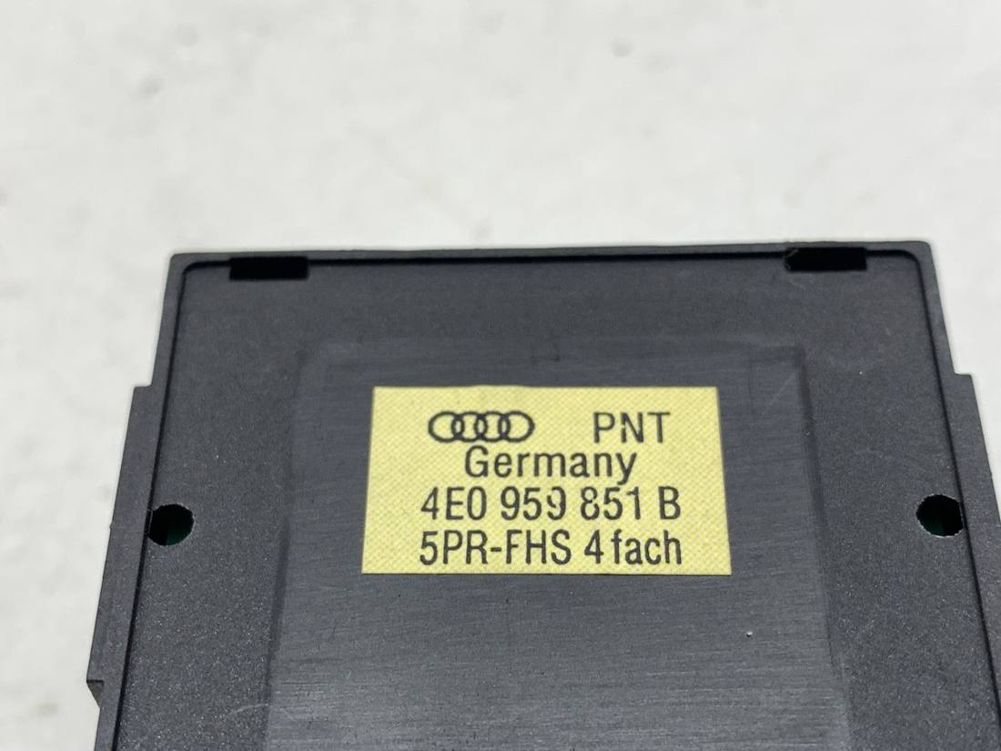 Блок кнопок склопідйомників Audi A8 D3 4E0959851B — фото деталі 4