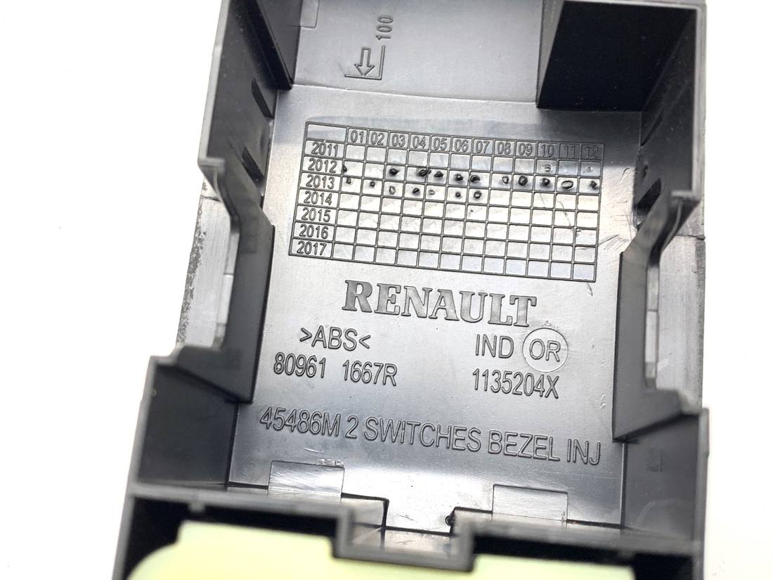 Блок кнопок склопідйомників Renault Clio 254118044R — фото деталі 4