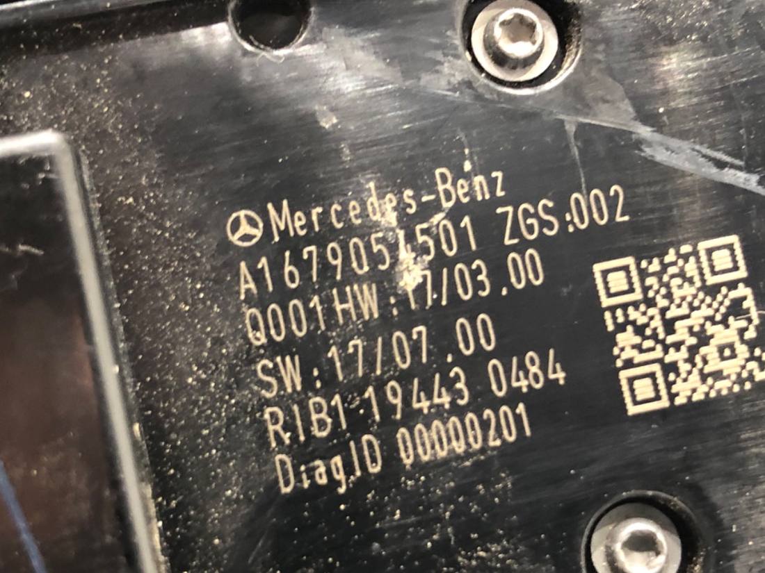 Блок кнопок стеклоподъемников Mercedes GLE V167 A1679054501 — фото детали 5