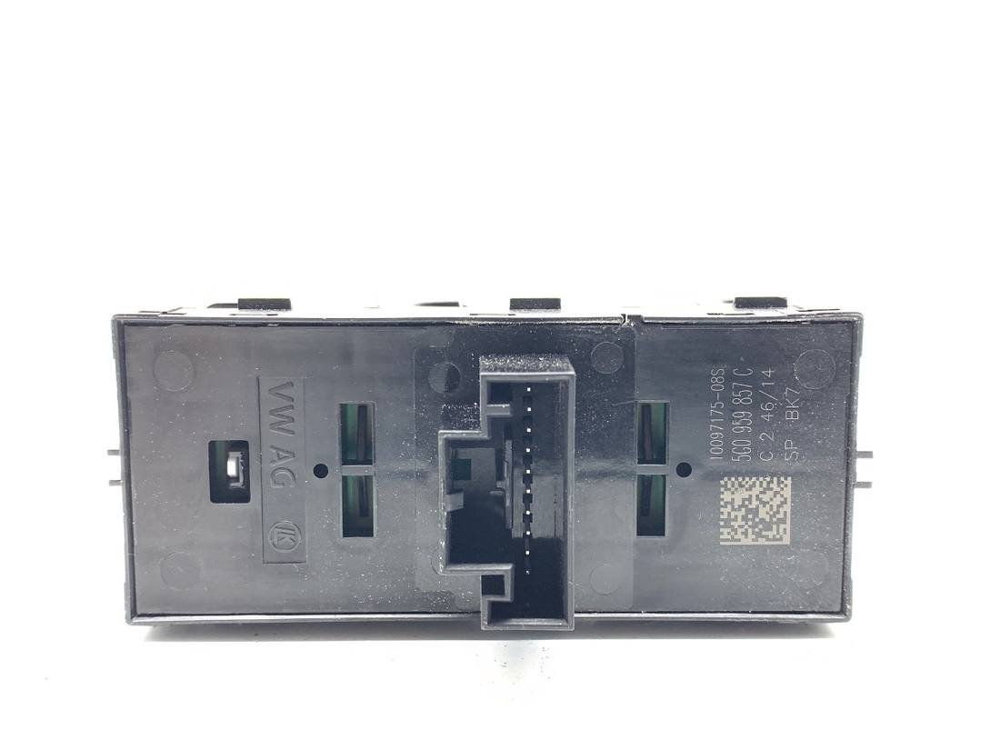 Блок кнопок склопідйомників Volkswagen Passat B8 5G0959857C — фото деталі 3