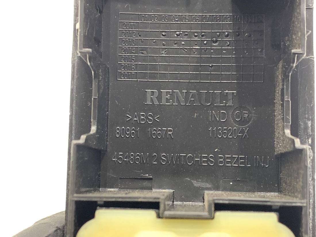 Блок кнопок склопідйомників Renault Clio 809611667R — фото деталі 5