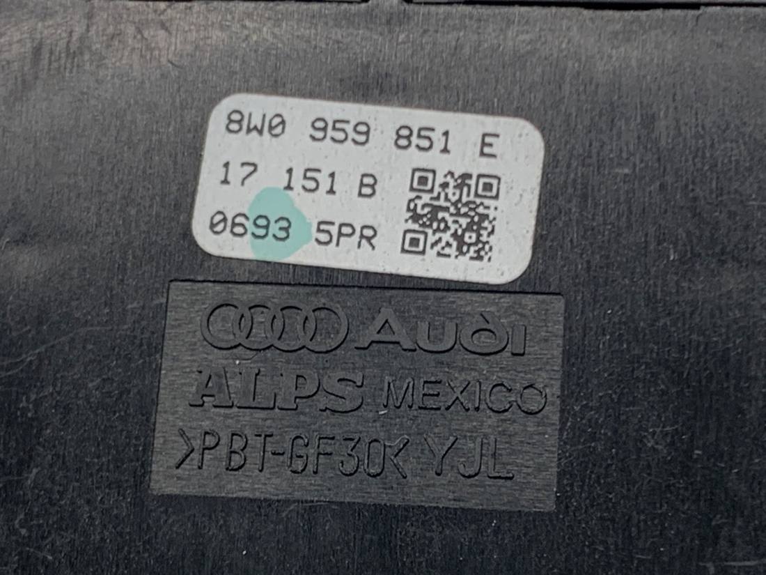 Блок кнопок склопідйомників Audi A4 B9 8W0959851E — фото деталі 5
