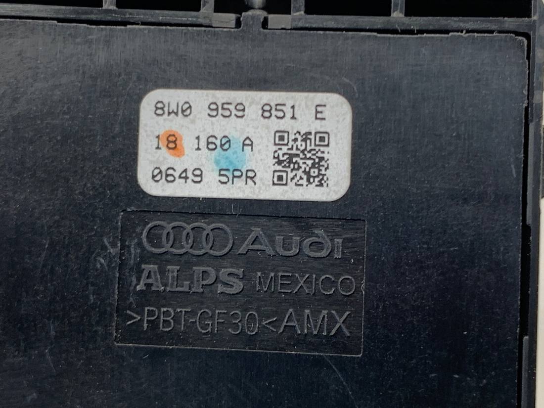Блок кнопок склопідйомників Audi A4 B9 8W0959851E — фото деталі 5