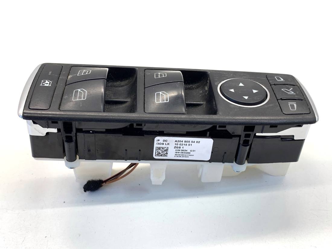Блок кнопок склопідйомників Mercedes E W212 A2049055402 — фото деталі 2