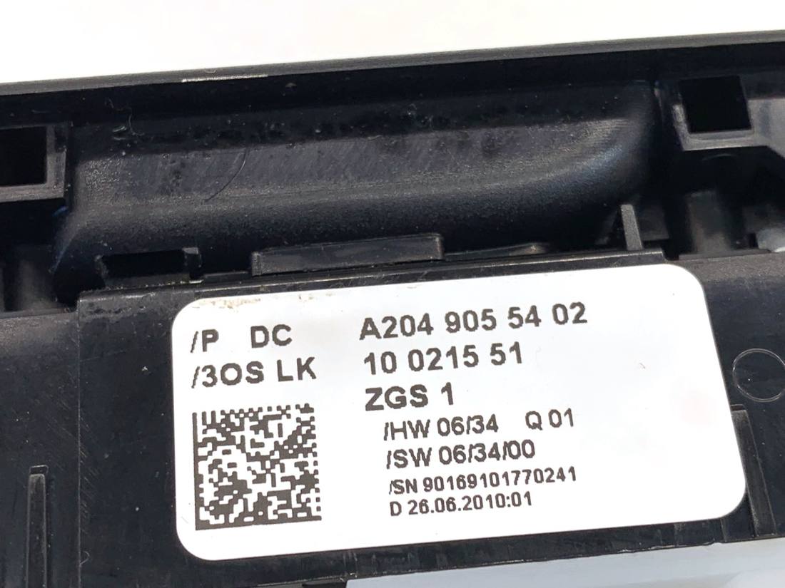 Блок кнопок склопідйомників Mercedes E W212 A2049055402 — фото деталі 5
