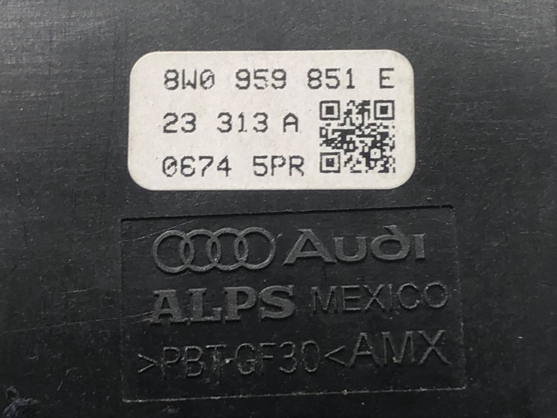 Блок кнопок склопідйомників Audi A4 B9 8W0959851E — фото деталі 5