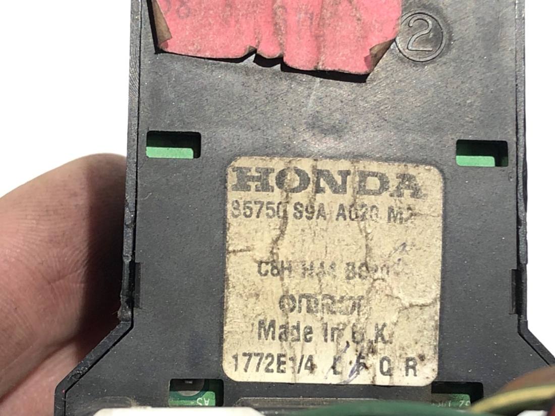 Блок кнопок склопідйомників Honda CR-V 35750-S9A-A020-M2 — фото деталі 4
