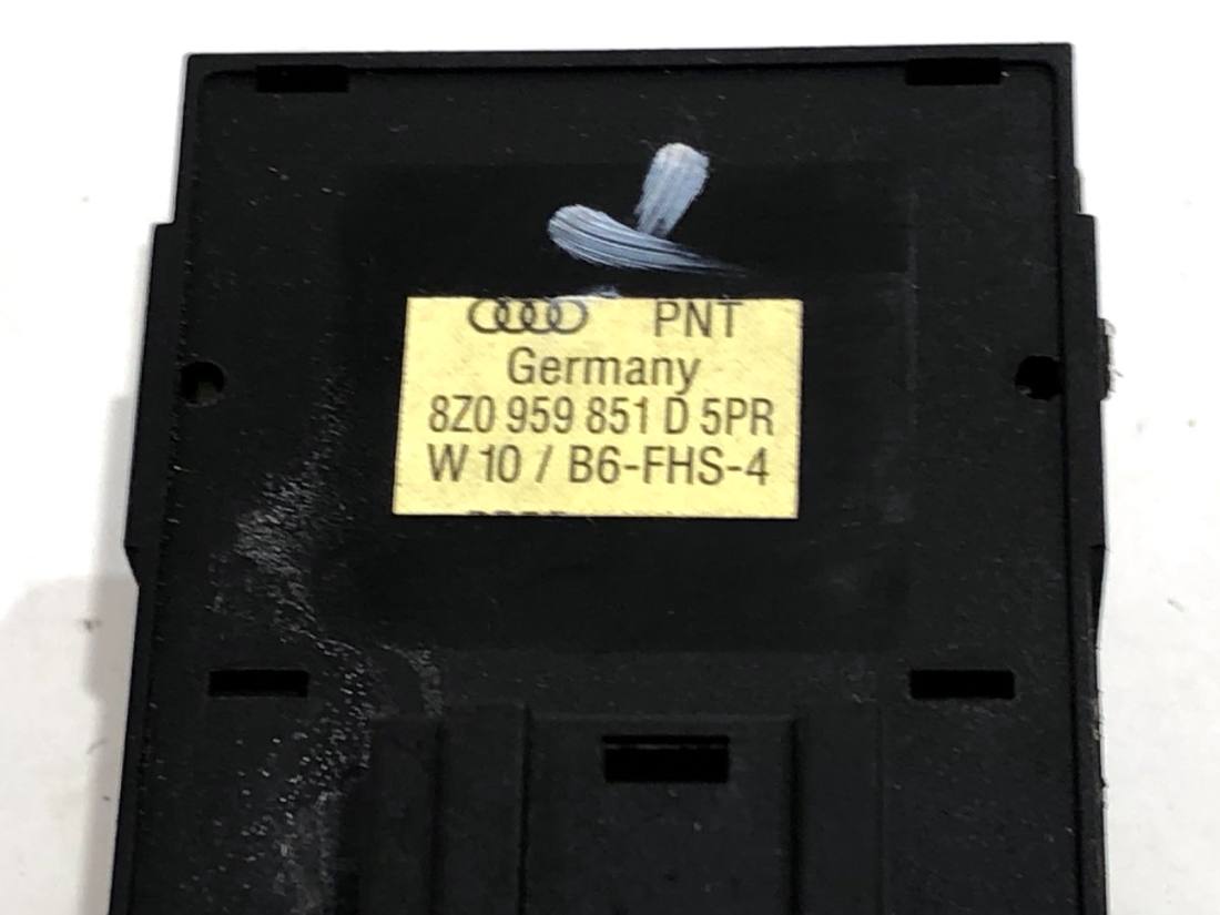 Блок кнопок склопідйомників Audi A4 B6 8Z0959851D — фото деталі 5