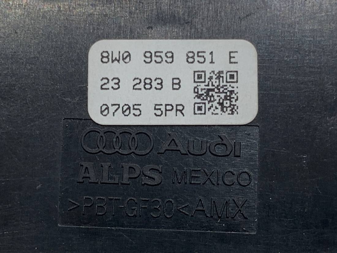 Блок кнопок склопідйомників Audi A4 B9 8W0959851E — фото деталі 5