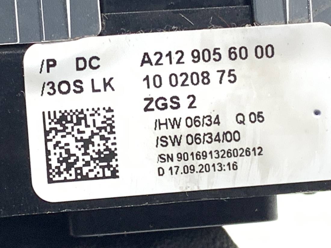 Блок кнопок стеклоподъемников Mercedes E W212 A2129056000 — фото детали 4