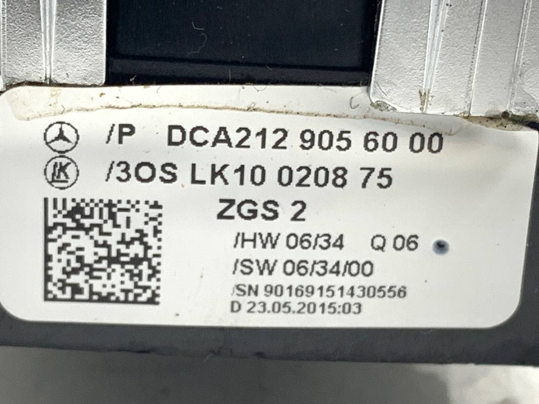 Блок кнопок стеклоподъемников Mercedes E W212 2129056000 — фото детали 6