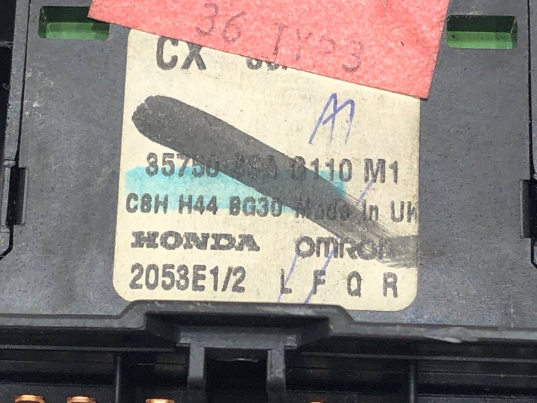 Блок кнопок склопідйомників Honda Civic — фото деталі 4