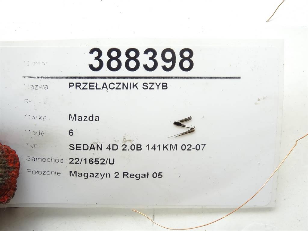 Блок кнопок склопідйомників Mazda 6 792-2T35 — фото деталі 4