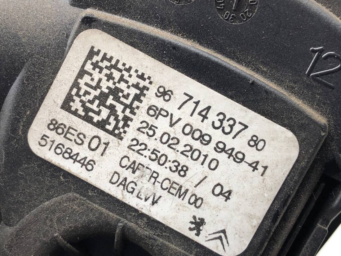 Педаль газа потенциометр Peugeot 308 9671433780 — фото детали 4