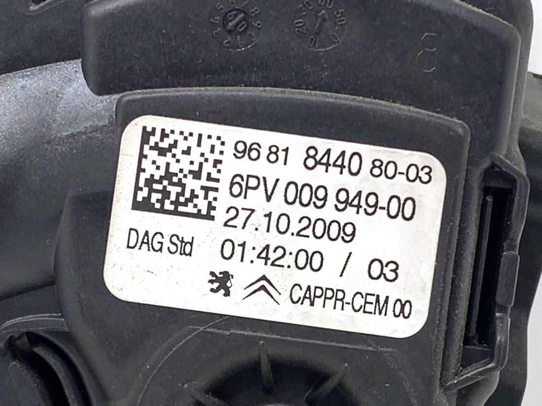 Педаль газа потенциометр Peugeot 207 9681844080 — фото детали 5