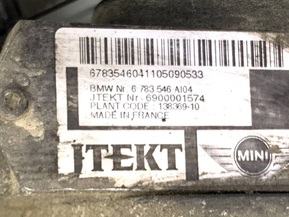 Рулевая рейка Mini Mini R56 6800002726 — фото детали 9