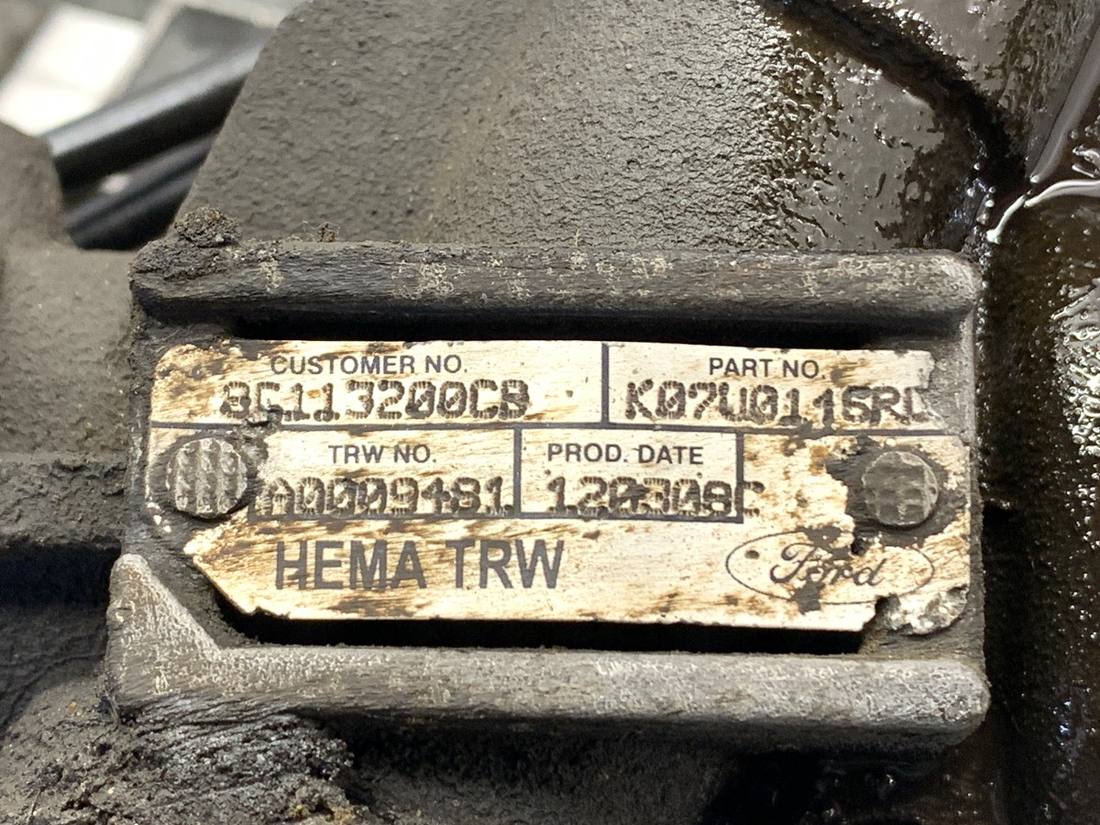 Рулевая рейка Ford Transit 8C113200CB — фото детали 8
