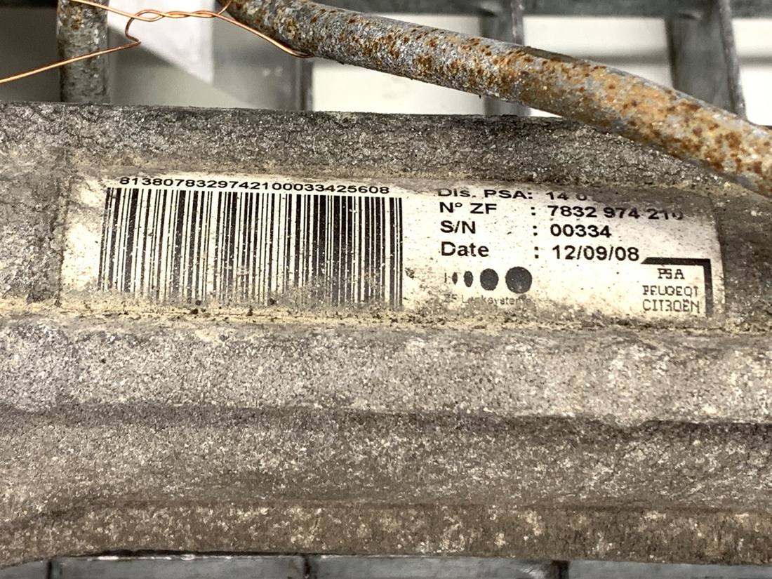 Рульова рейка Fiat Scudo 7832974210 — фото деталі 9