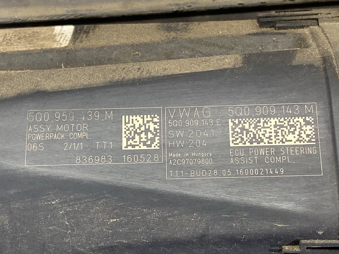 Рульова рейка Skoda Superb 3 3Q1423050S — фото деталі 8
