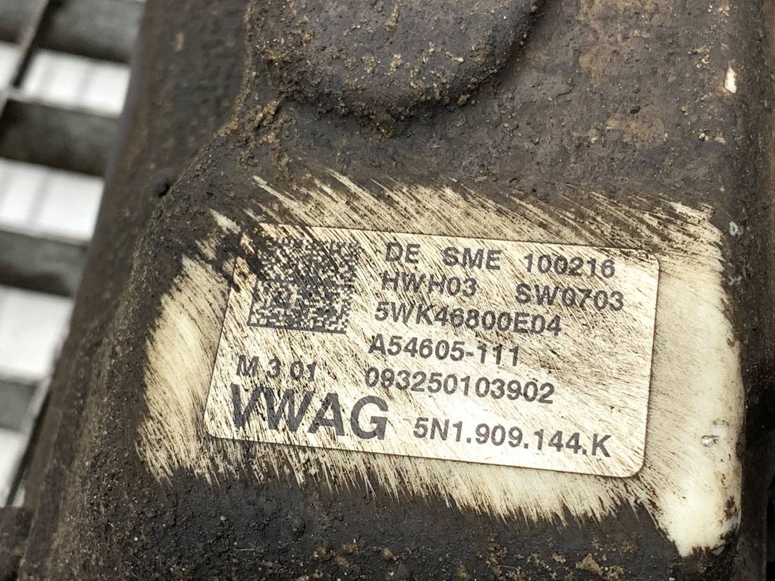 Рулевая рейка Volkswagen Passat CC 5N1909144K — фото детали 9