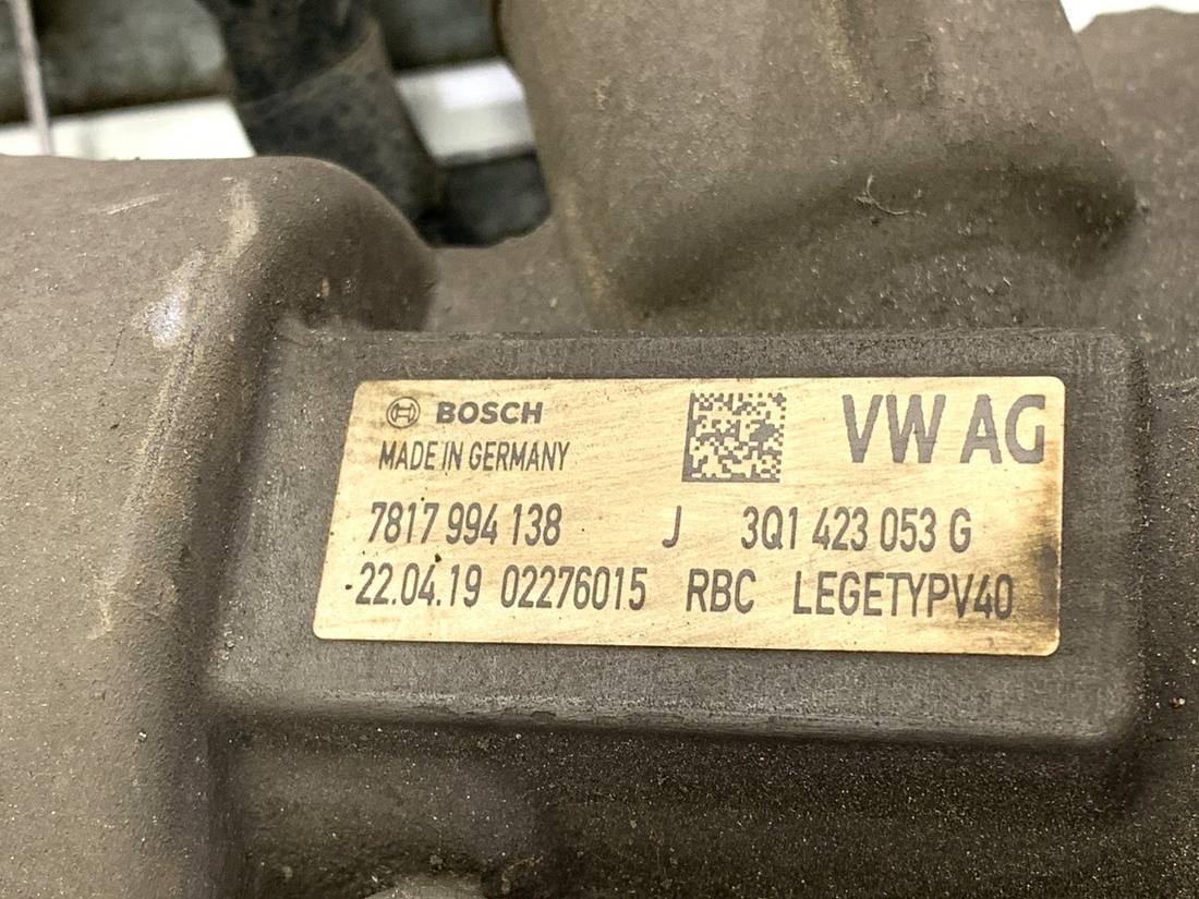 Рульова рейка Volkswagen Arteon 3Q1423053G — фото деталі 9